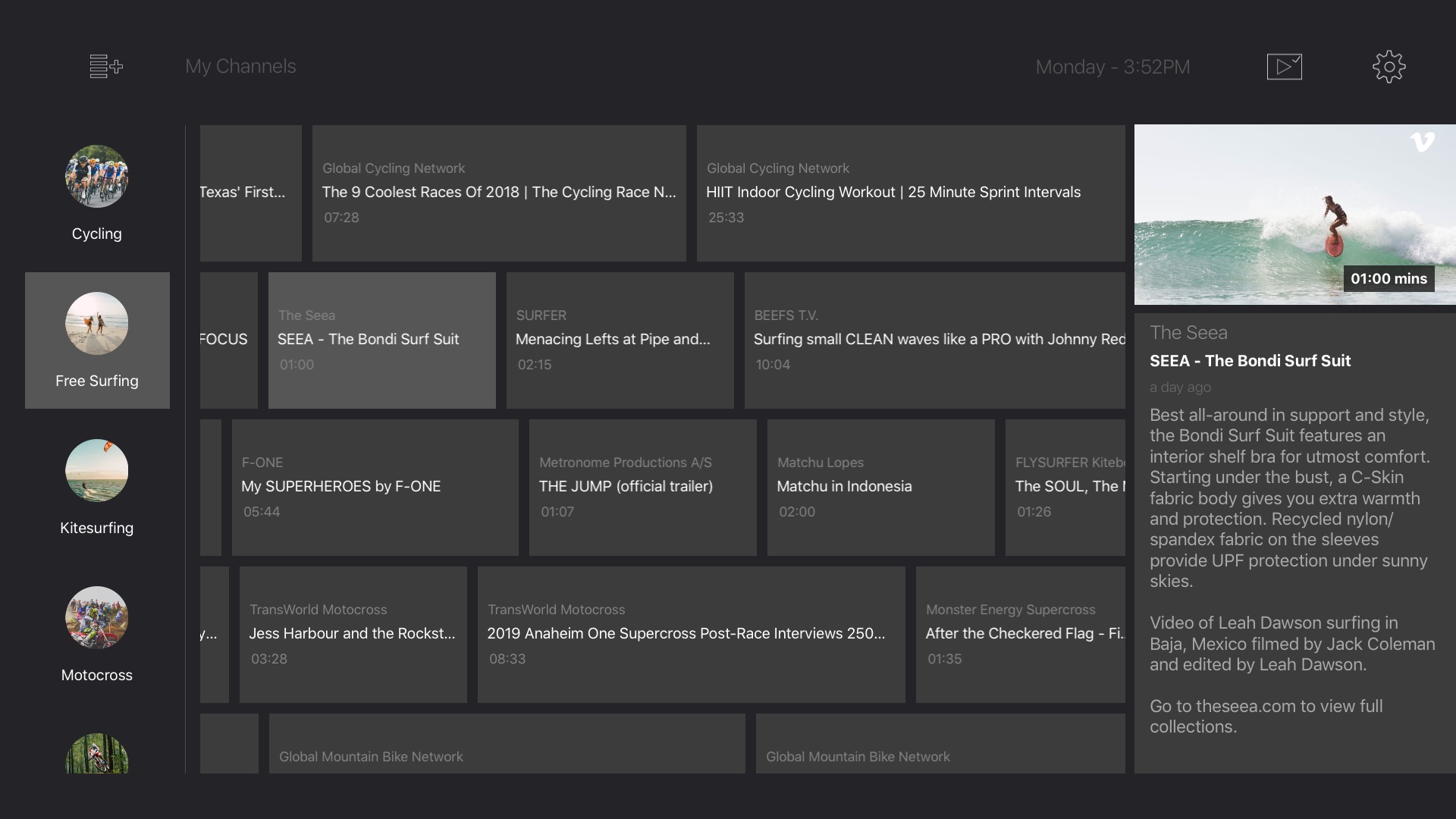 HighlighTV - Sports streaming application for Apple TV